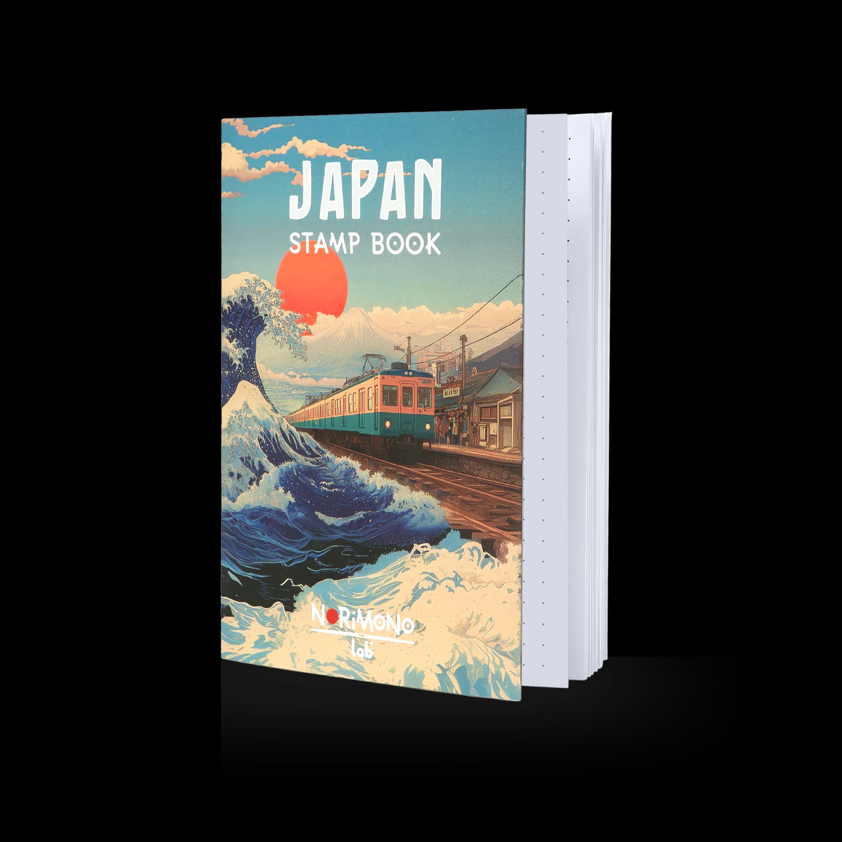Japan Stamp Book — The Great Wave cover