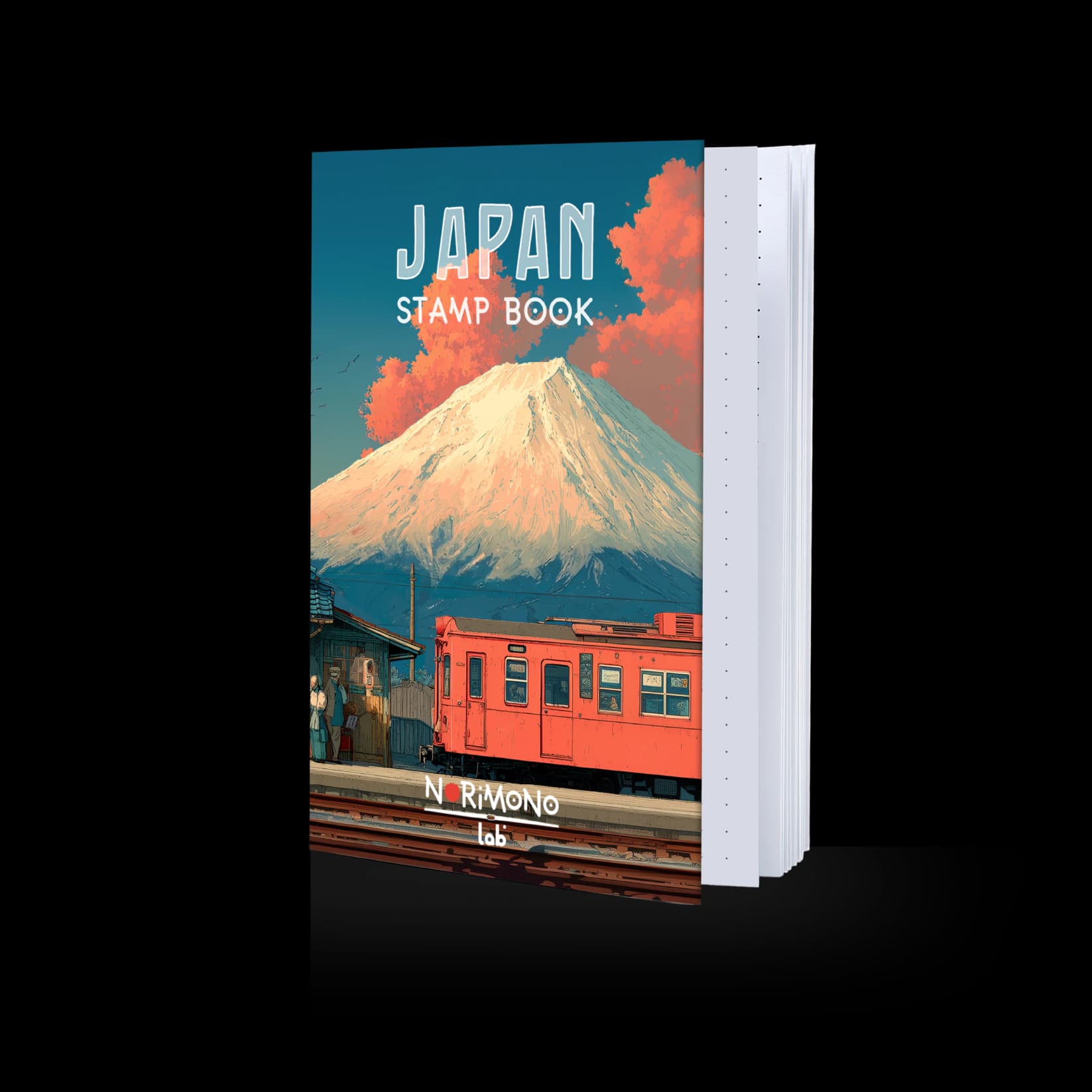 A6 format, 64 pages 140gsm, 350gsm cover, saddle-stitched binding